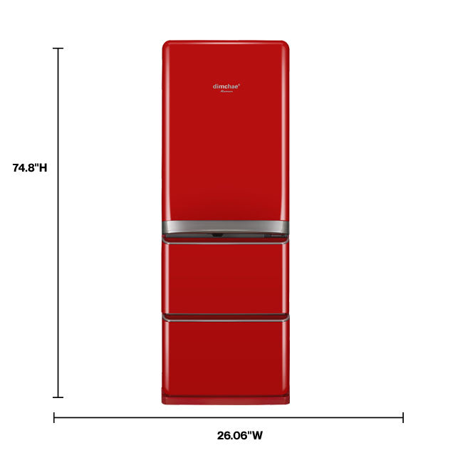 An image that represents the Dimchae Maman Red measurements