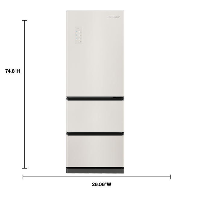 An image that shows the Dimchae Bijou Beige dimensions