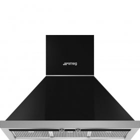 smeg chimney hood black