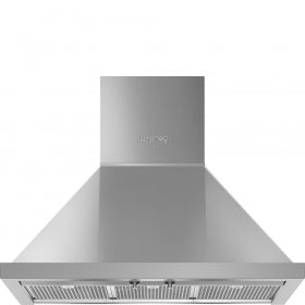 smeg chimney hood silver