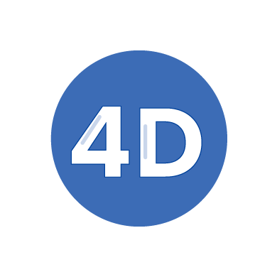 An icon that shows the 4D option