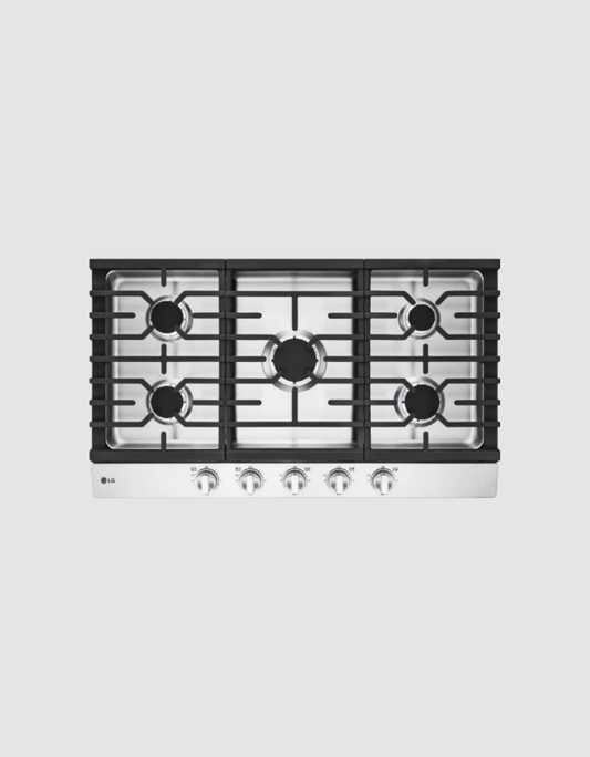 36" Gas Cooktop with 20K BTU and EasyClean® Cooktop