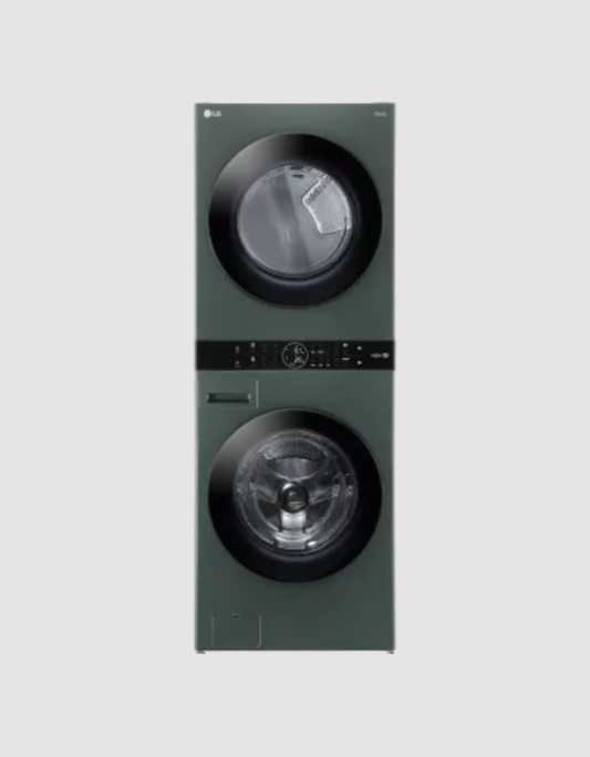Single Unit Front Load LG WashTower with Center Control 4.5 cu. ft. Washer and 7.4 cu. ft. Gas Dryer