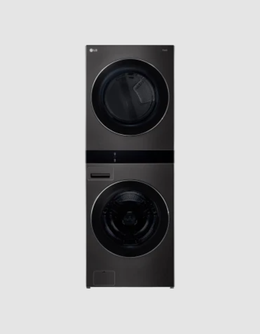 Single Unit Front Load LG WashTower with Center Control 5.0 cu. ft. Washer & 7.4 cu. ft. Gas Dryer