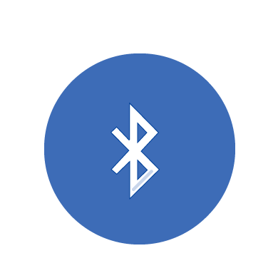 An icon that shows the bluetooth