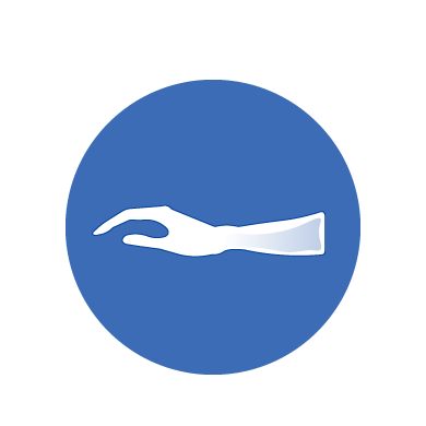 An icon for hand massage