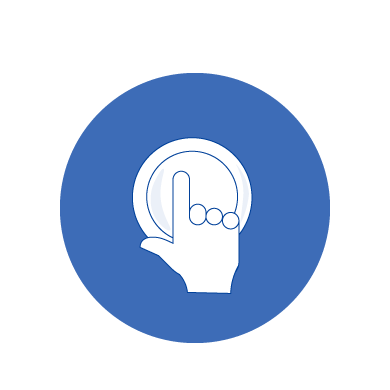 An icon that represents the manual mode