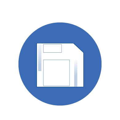 An icon that represents the saving massage session option