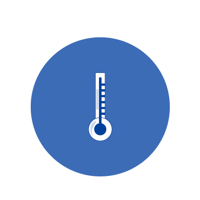 An icon that represents the kimchi refrigerator temperature control