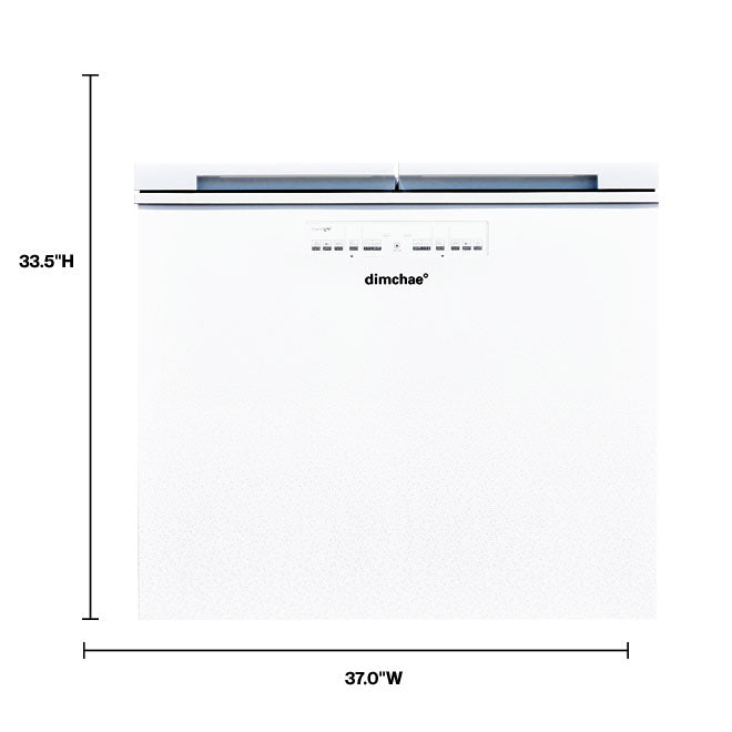 An image that represents the Dimchae Kimchi Refrigerator 180L measurement