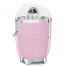 Smeg - 50's Retro Style Aestetic Citrus Juicer pink side view