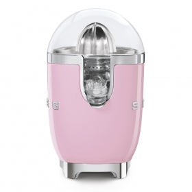 Smeg - 50's Retro Style Aestetic Citrus Juicer pink side view 2