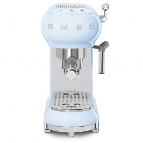 Smeg 50's Retro Style Aesthetic Espresso pastel blue front