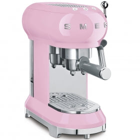 Smeg 50's Retro Style Aesthetic Espresso pink