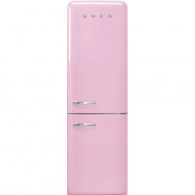 smeg Retro Style 'No Frost' Fridge-Freezer pink