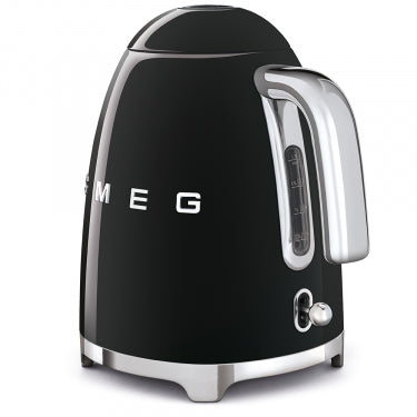 Smeg 50's Retro Style Aesthetic Kettle black side