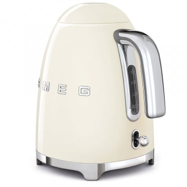 Smeg 50's Retro Style Aesthetic Kettle white side