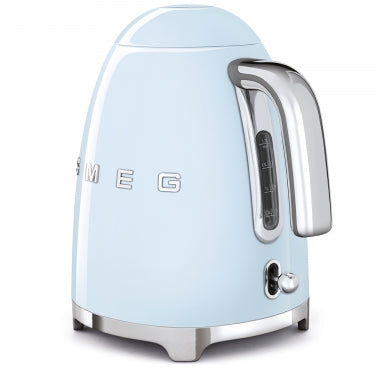 Smeg 50's Retro Style Aesthetic Kettle pastel blue side