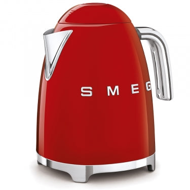 Smeg 50's Retro Style Aesthetic Kettle red side 2