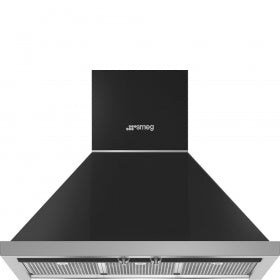 smeg chimney hood charcoal black