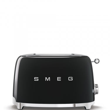 Smeg - 50's Retro Style Aesthetic 2 Slice Toaster black 
