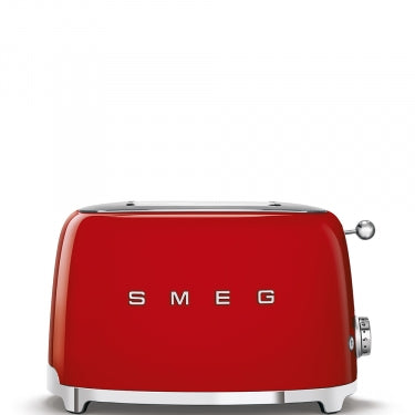 Smeg - 50's Retro Style Aesthetic 2 Slice Toaster red