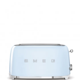 Smeg 50's Retro Style Aesthetic 4x2 Slice Toaster pastel blue