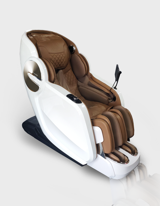 white brown massage chair everycare 7300 side