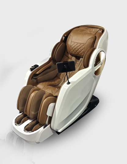 white brown massage chair everycare 7300 left side