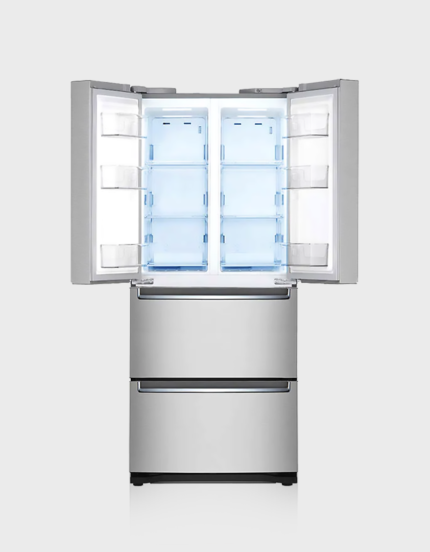 LG kimchi refrigerator open