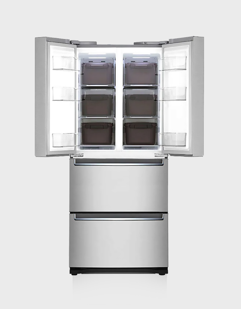 LG kimchi refrigerator open