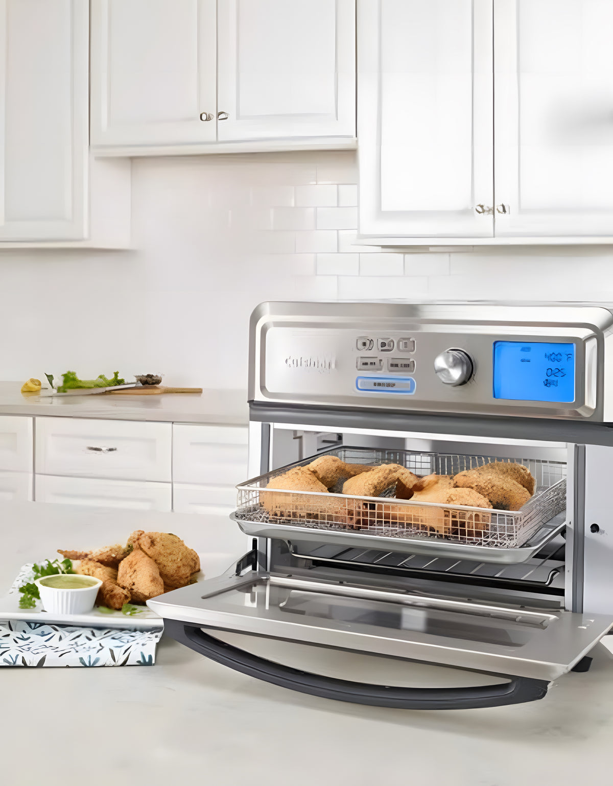Cuisinart TOA65 Digital AirFryer Toaster Oven Stainless Steel HITRONS