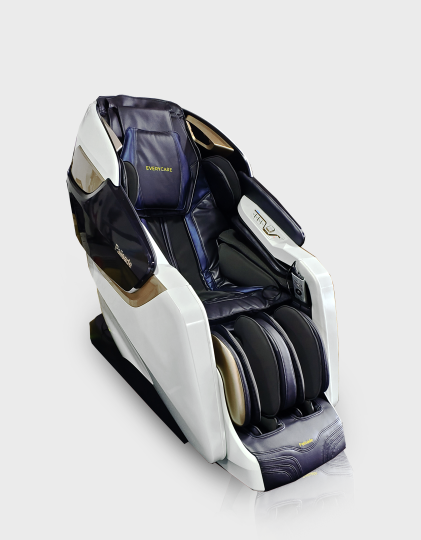 white blue gold massage chair everycare palisade