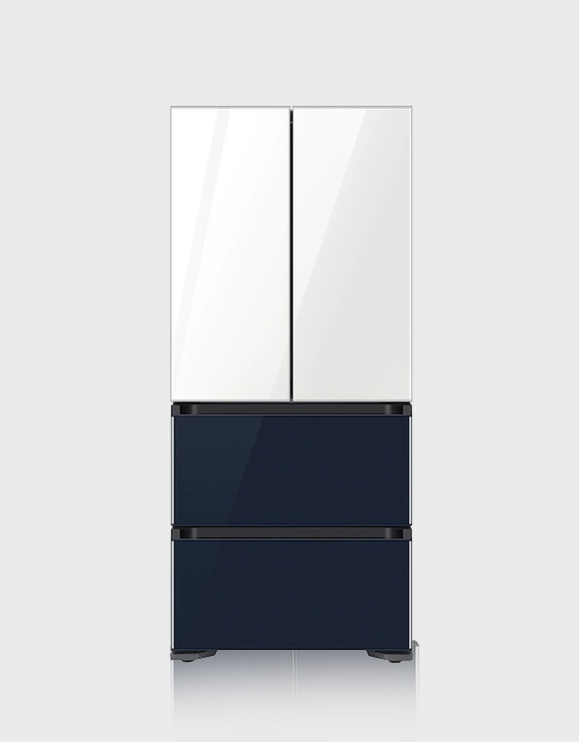 samsung bespoke kimchi refrigerator navy blue white