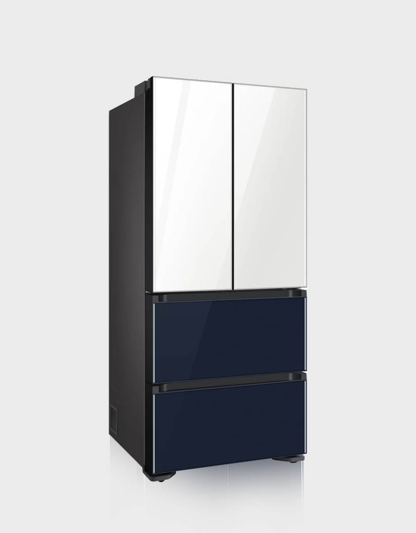 samsung bespoke kimchi refrigerator navy blue white